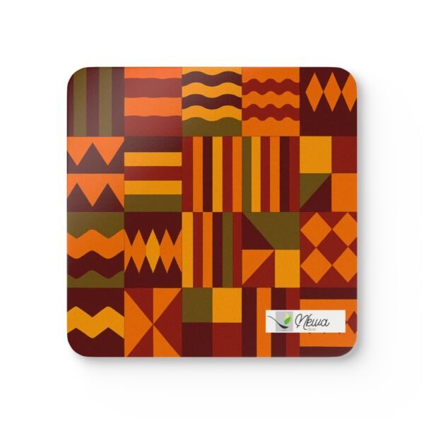 Nsoromma Akwantuo Coaster Set | Eco-Friendly Drink Coasters, Home Decor, Housewarming Gift, Chic Tableware - Image 3