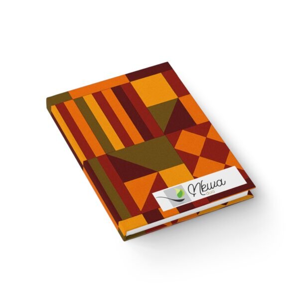 Nsoromma Akwantuo African Print Lined Journal, Recipe Keeper, Culinary Reflection Book, Handmade Notebook, Unique Gift for Chefs & Creatives - Image 3