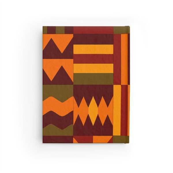 Nsoromma Akwantuo African Print Lined Journal, Recipe Keeper, Culinary Reflection Book, Handmade Notebook, Unique Gift for Chefs & Creatives - Image 2