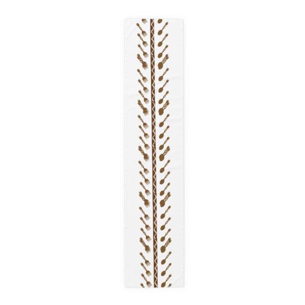 Tena Ase – “Pan-Afrikan Fam, Let’s Eat!” Table Runner | Afrocentric Dining Decor by Chef Nataki, Cultural Centerpiece, Unity Through Food and Design - Image 13