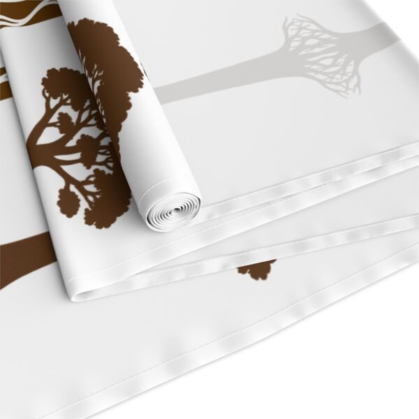 Nkwa Ba – “The Root of Wealth” Table Runner | Afrocentric Wellness Decor by Chef Nataki, Baobab & Cowrie Print, Cultural Dining Textile for Holistic Living - Image 7