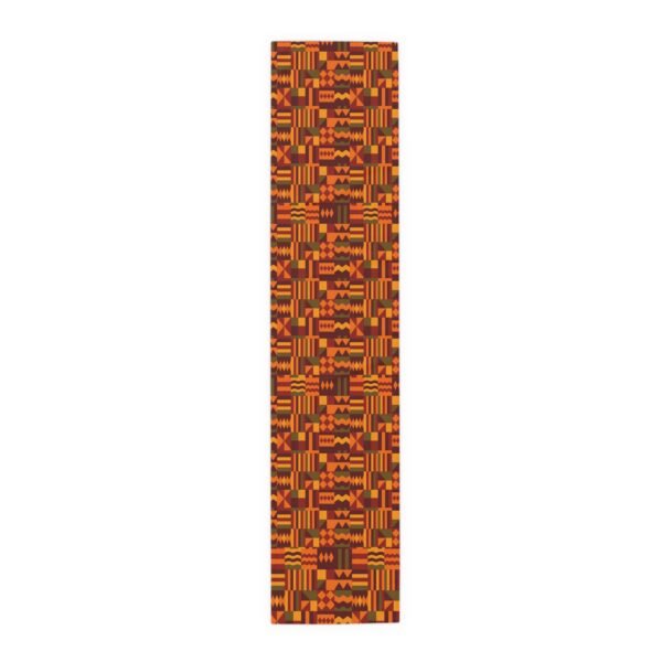 Nsoromma Akwantuo Star Traveler’s Journey Stylish Kente-Inspired Table Runner for Elegant Settings, Parties, and Gatherings - Image 8