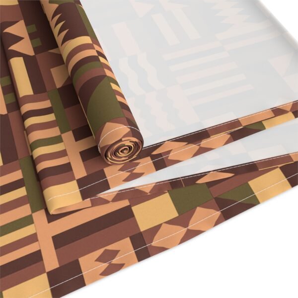 Nsoromma Akwantuo Star Traveler’s Journey Stylish Kente-Inspired Table Runner for Elegant Settings, Parties, and Gatherings - Image 7