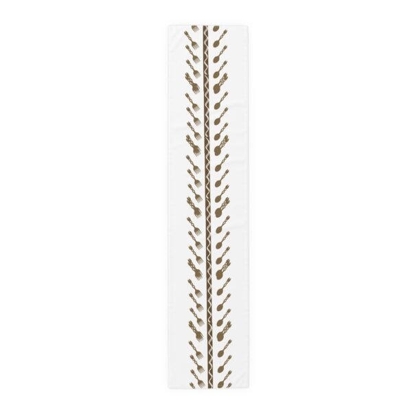 Tena Ase – “Pan-Afrikan Fam, Let’s Eat!” Table Runner | Afrocentric Dining Decor by Chef Nataki, Cultural Centerpiece, Unity Through Food and Design - Image 10