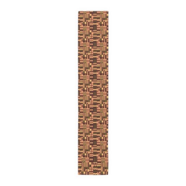 Nsoromma Akwantuo Star Traveler’s Journey Stylish Kente-Inspired Table Runner for Elegant Settings, Parties, and Gatherings - Image 12