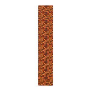 Nsoromma Akwantuo Star Traveler’s Journey Stylish Kente-Inspired Table Runner for Elegant Settings, Parties, and Gatherings